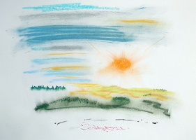 Pastelle aus Darney in Frankreich