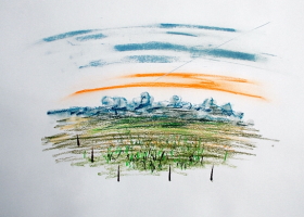 Pastelle aus Darney in Frankreich