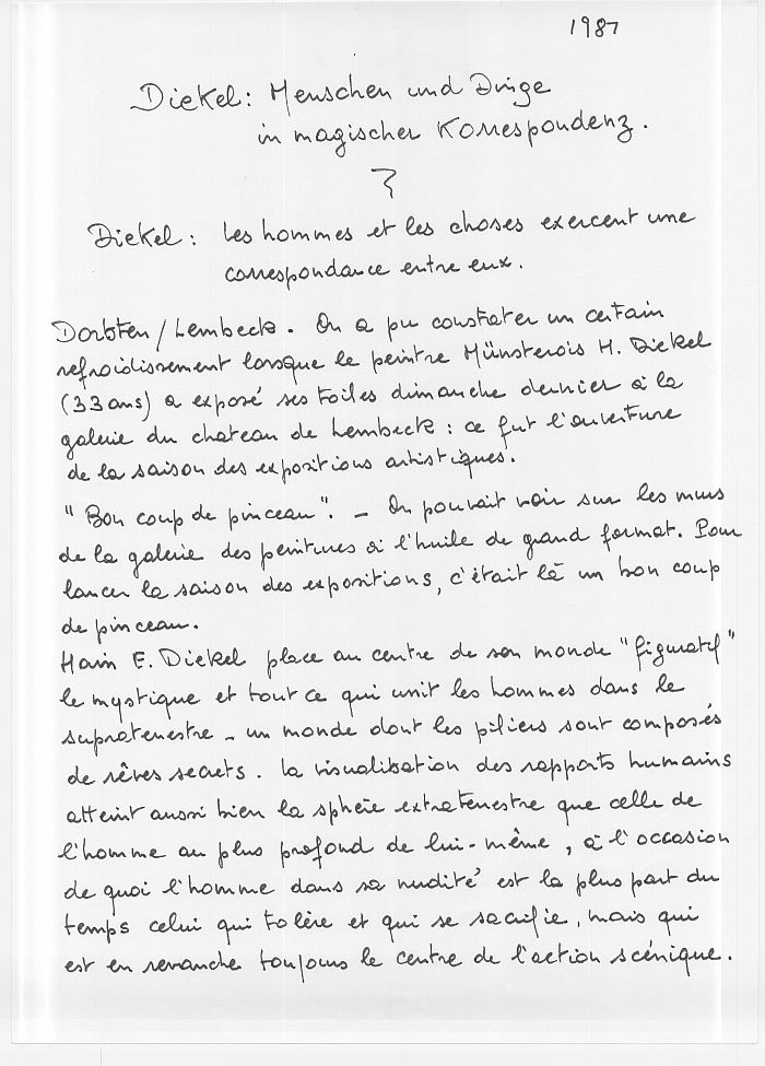 Niedergeschrieben von Dr. Claude Maurin