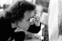 Hain Eric Diekel in seinem Atelier